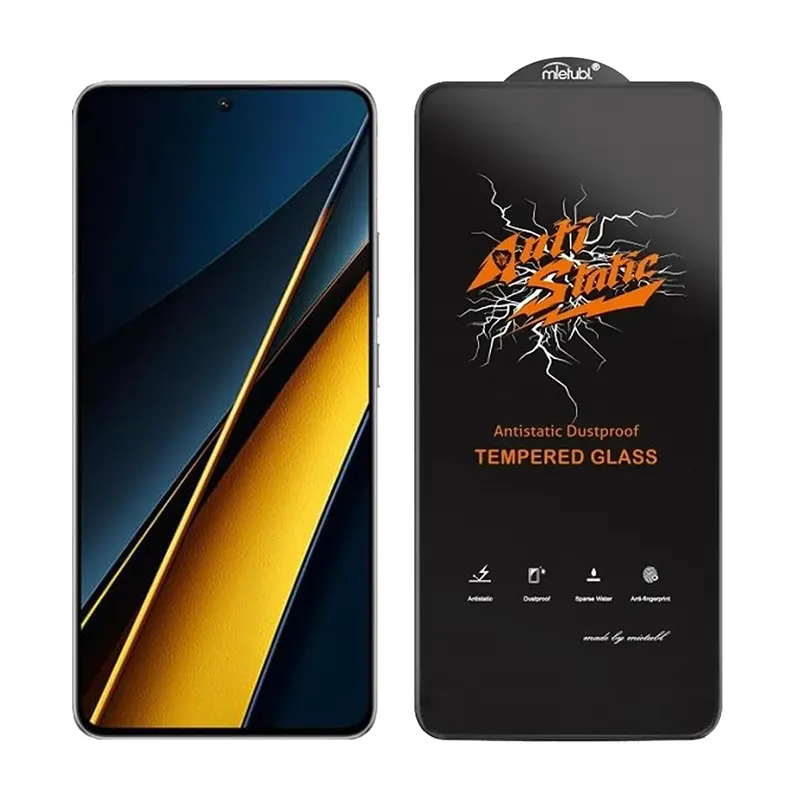 گلس اورجینال شیائومی Poco X6 Pro مدل Anti Static